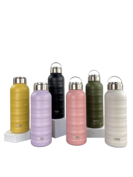 Original Tyeso Tumbler 750ML 1000ML Vacuum Insulated Thermoflask Tumbler Bottle Large Capacity