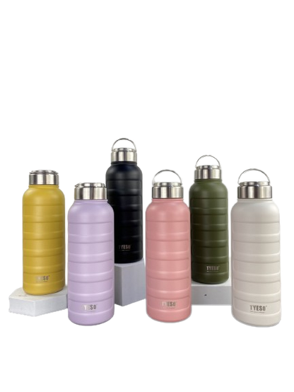 Original Tyeso Tumbler 750ML 1000ML Vacuum Insulated Thermoflask Tumbler Bottle Large Capacity