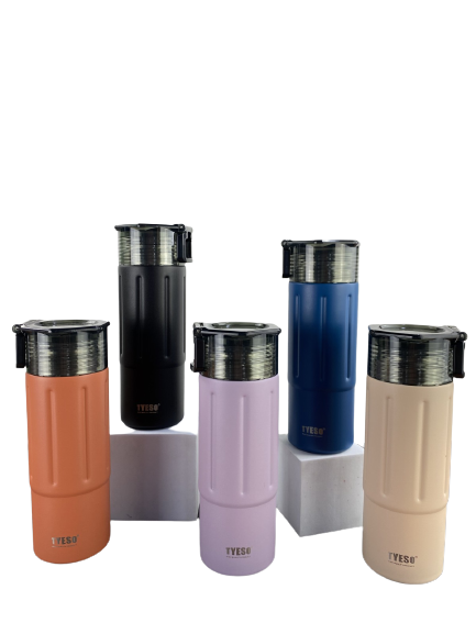 Original Tyeso Vacuum Insulated Tumbler Handheld Sports Thermos Cup 480ml/600ml