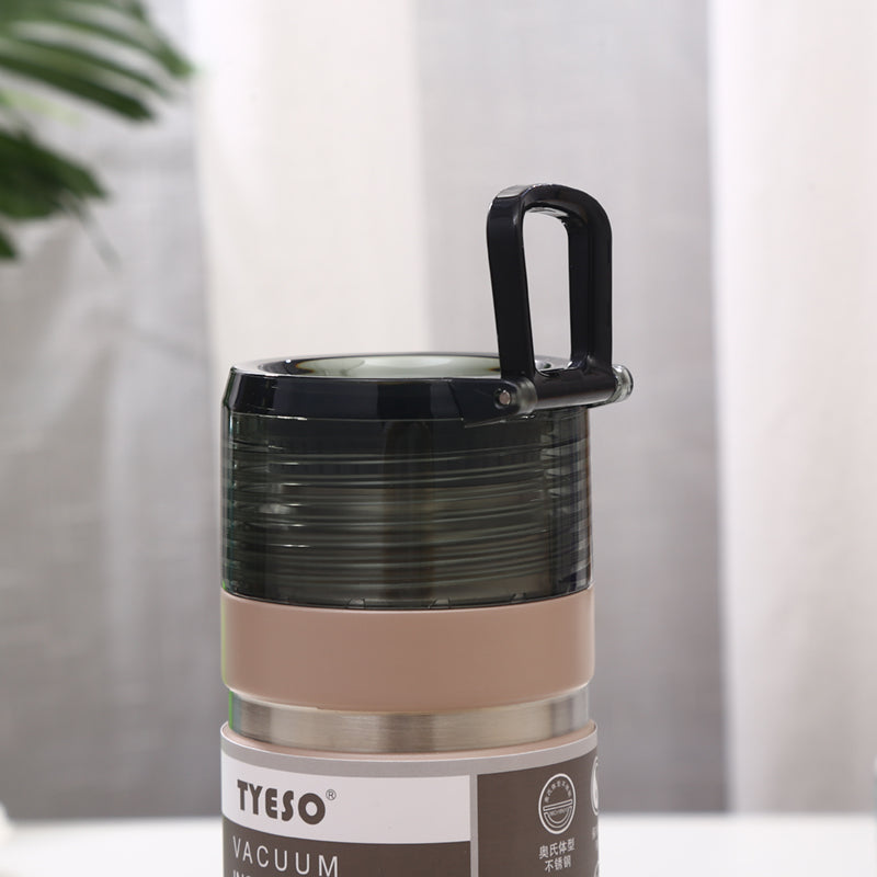 Tyeso Vacuum Insulated Tumbler 710ML Sports Bottle Thermos Insulation Tritan Lid with handle