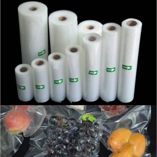 Vacuum Food Fresh Sealer Roll Bags Roll  (12cm | 15cm  | 17cm | 20cm | 25cm | 30cm x 500 cm )