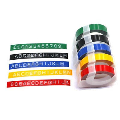 Label Maker Cidy with 2 tapes (9mm x 3mtrs) Manual Typewriter Tape Embossing Label Maker