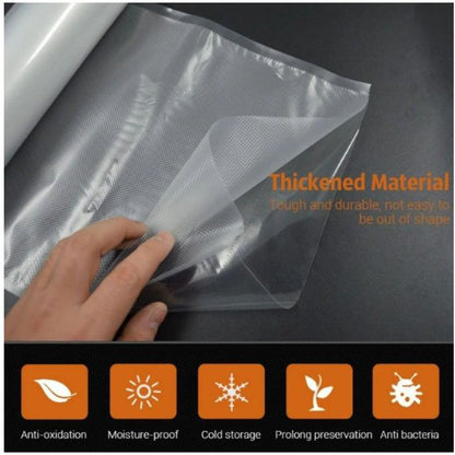 Vacuum Food Fresh Sealer Bags Food Sealer Bag 100pcs (10 x 20 cm | 15 x 20 cm | 17 x 20 cm )