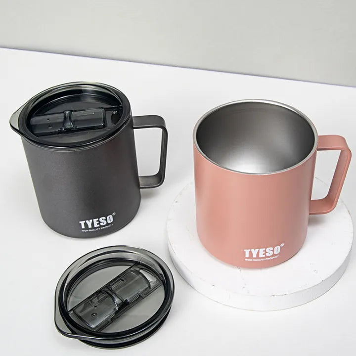 Original Tyeso Mug Vacuum Insulated Tumbler Hot And Cold Thermoflask Stainless Steel Water Bottle