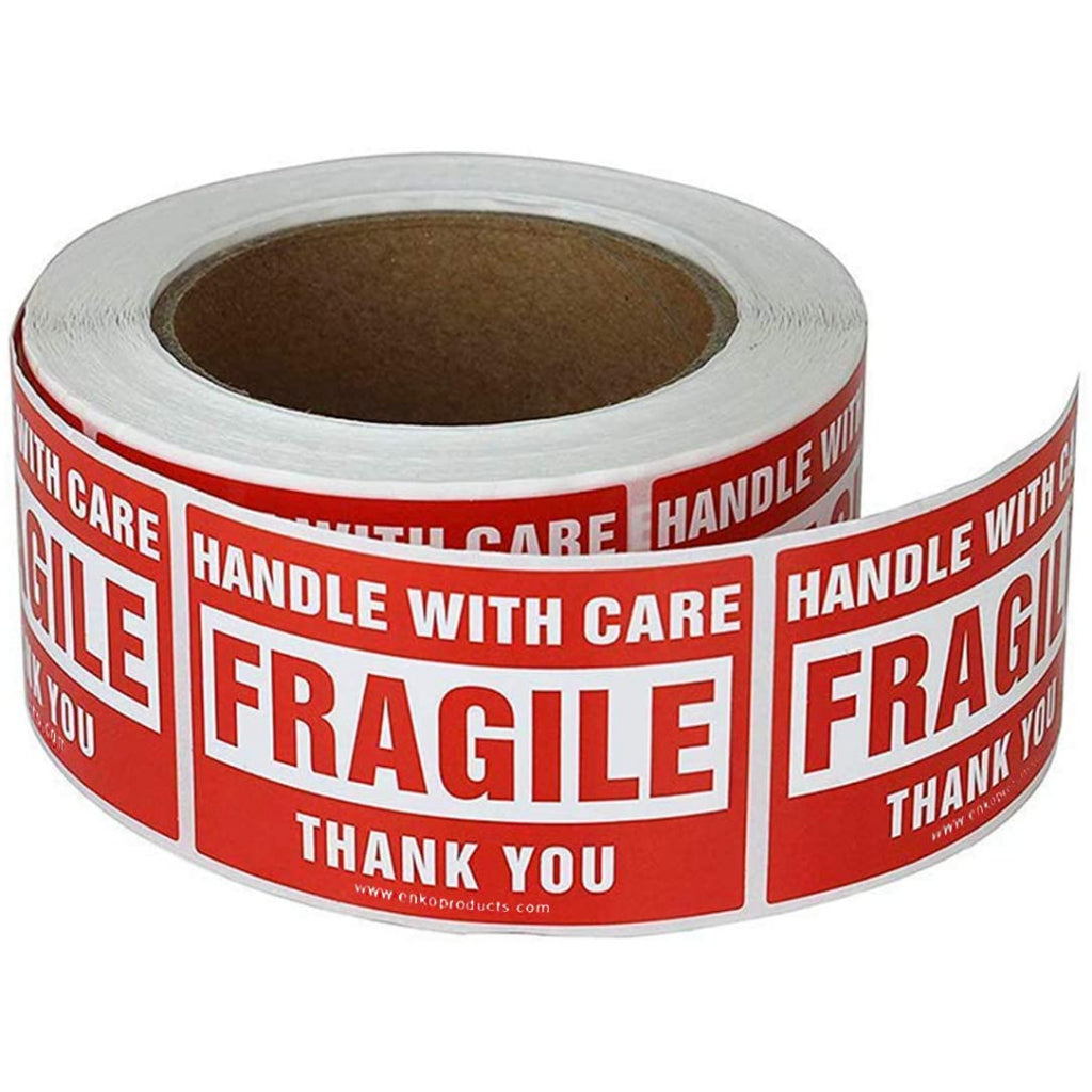 Fragile Stickers 500pcs/Roll 2 x 3 inches Handle with Care Packing Labels