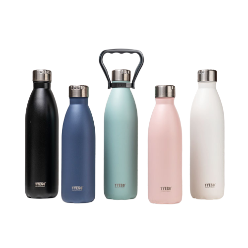 Original Tyeso Vacuum Insulated Tumbler 750ml Hot And Cold Thermoflask Stainless Steel Water Bottle