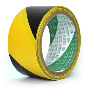 Caution Tape Reflective Warning Tape Yellow and Black Floor Marking Adhesive Tape