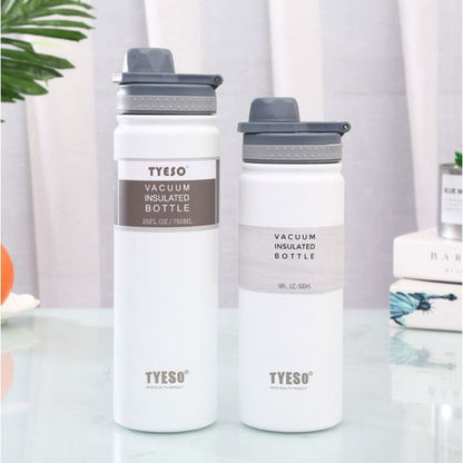 Original Tyeso Vacuum Insulated Tumbler Stainless Steel Sports Bottle with Handle 530ML | 750ML