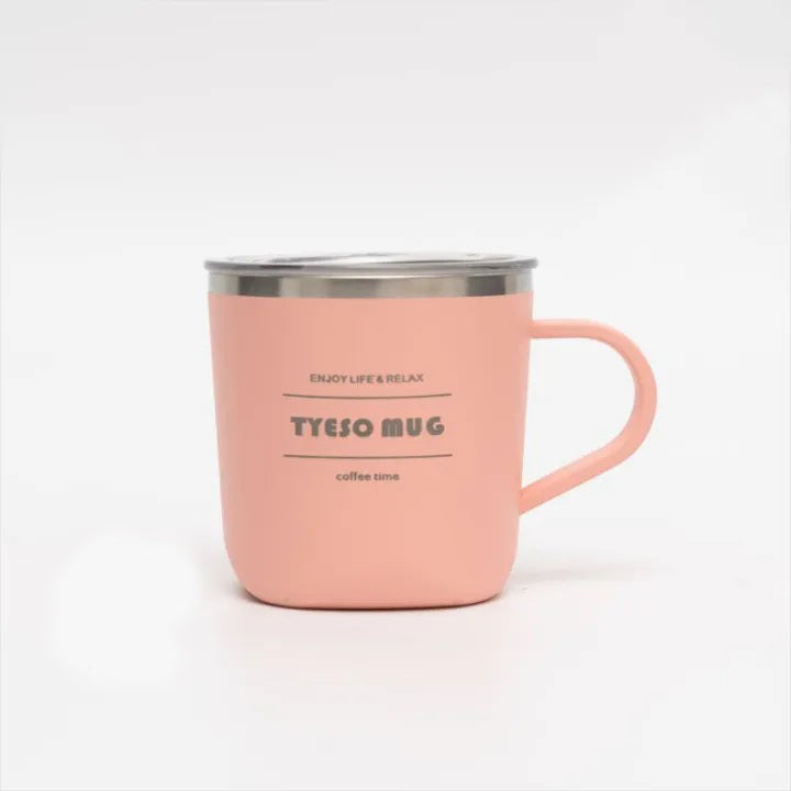 Tyeso Insulated Tumbler Coffee Mugs Vacuum With Handle Double Wall Hot and Cold Cups 260ML/300ML