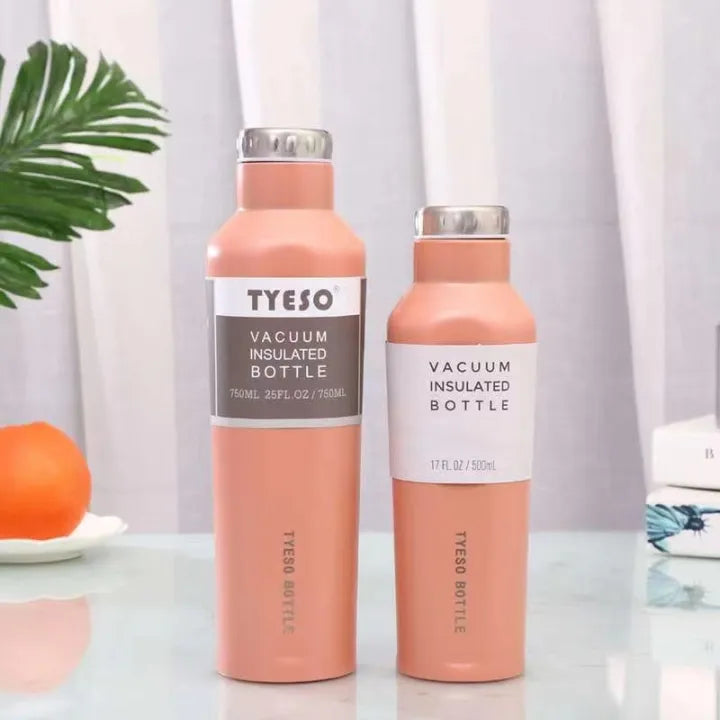 Double Wall Hot&Cold Tyeso 500ML/750ML  TS8701 Insulated Vacuum Flask Tumbler Portable Bottle