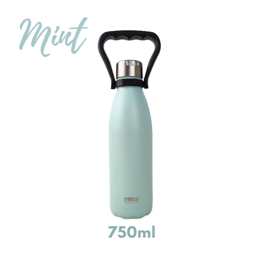 Original Tyeso Vacuum Insulated Tumbler 750ml Hot And Cold Thermoflask Stainless Steel Water Bottle