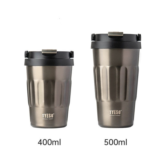 Original Tyeso Tumbler Stainless steel Coffee Mug Insulated Vacuum Cup Water Bottle 400ml 500ml