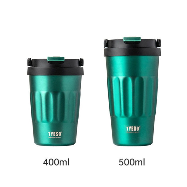 Original Tyeso Tumbler Stainless steel Coffee Mug Insulated Vacuum Cup Water Bottle 400ml 500ml