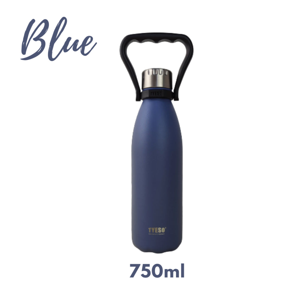 Original Tyeso Vacuum Insulated Tumbler 750ml Hot And Cold Thermoflask Stainless Steel Water Bottle