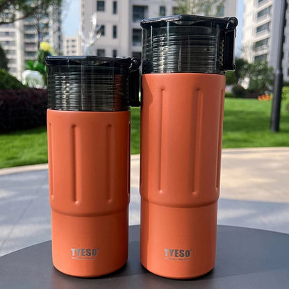 Original Tyeso Vacuum Insulated Tumbler Handheld Sports Thermos Cup 480ml/600ml